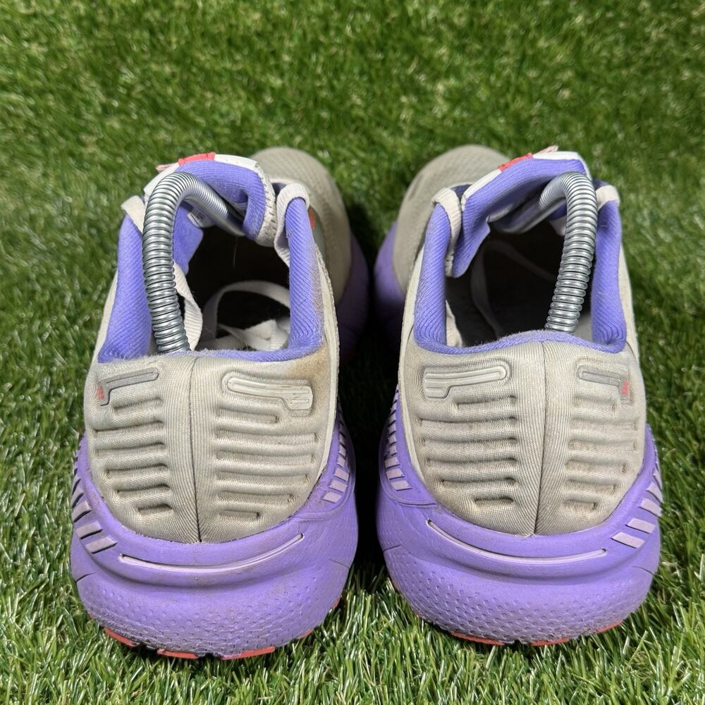 Brooks Adrenaline GTS 22 Running Shoes Women White Purple Athletic Sneakers 10 - Picture 2 of 8
